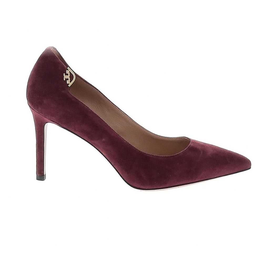 Tory Burch Burgundy Heels Size 7